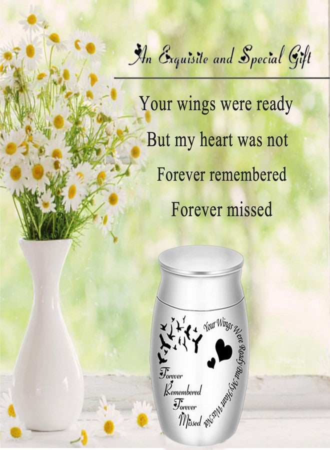 DAIFFUNE Aluminium Mini Urns - Set of 4, 1.57 Inch High, Keepsake Urns for Human/Pet Ashes - Image 3
